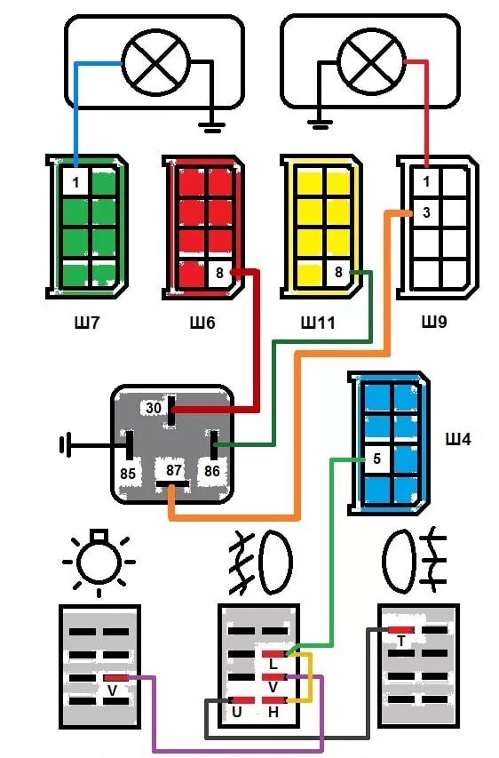 Кнопка противотуманных фар ВАЗ 2105 схема. Схема кнопки противотуманных фар ВАЗ 2107. Кнопка включения противотуманок ВАЗ 2107 схема. Схема подключения ПТФ 2107. Как подключить птф на ваз