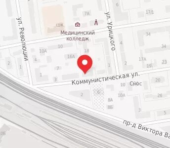 Ул коммунистическая на карте
