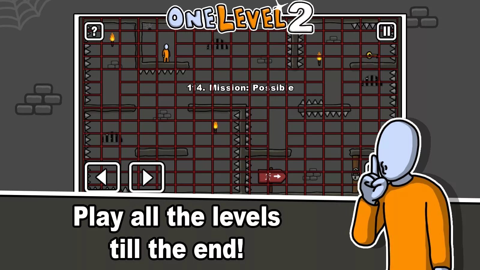 Уровни игры two. Игра one Level. One Level 2: побег из тюрьмы. One Level: Стикмен побег из тюрьмы. Стикмен побег из тюрьмы уровни.