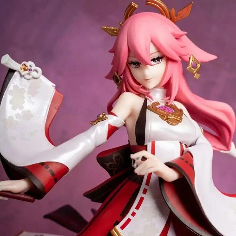 Яэ мико фигурка. YAE Miko Figure. Китайские фигурки Мико купить.
