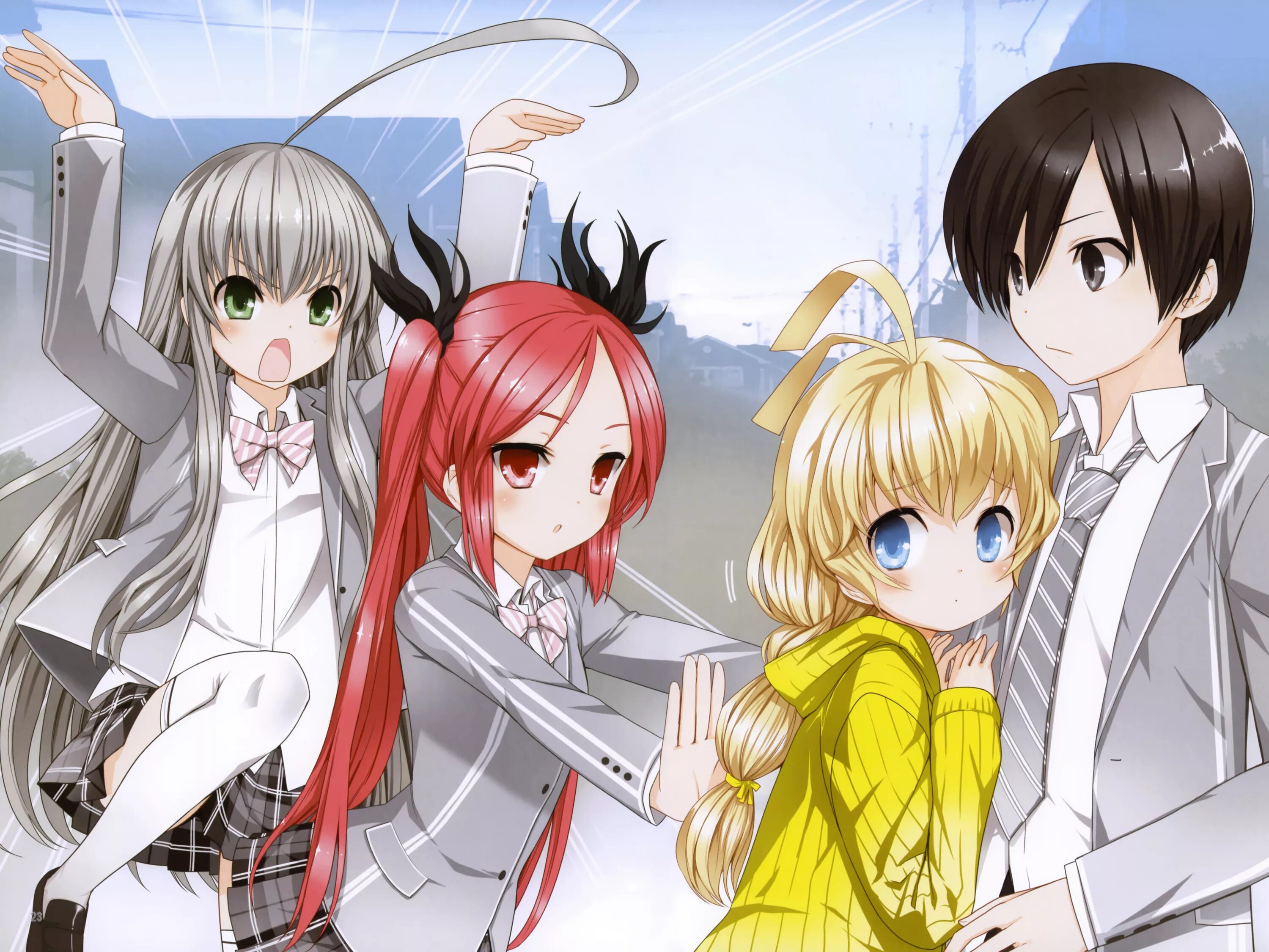 Ползучий хаос нярука сан. Аниме няруко сан. haiyore! nyaruko-san. ползучий хаос аниме. ползучий хаос няруко-сан.
