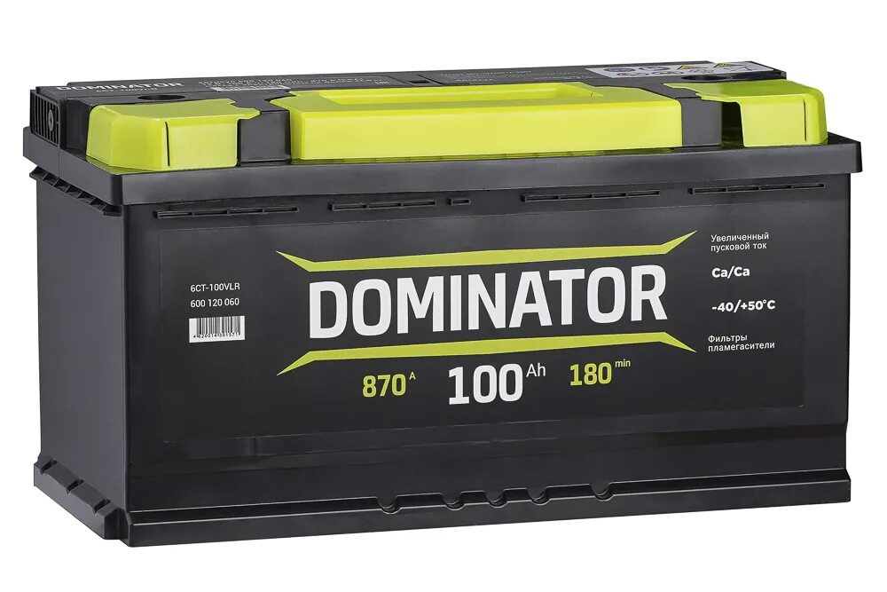 Доминатор отзывы. Dominator 6ct-100. Батарея аккумуляторная Dominator 6ст100. АКБ Доминатор 100. Dominator 6ct-100 LR.