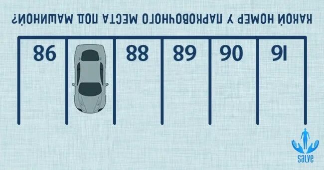 Под машиной цифру 1 и 2