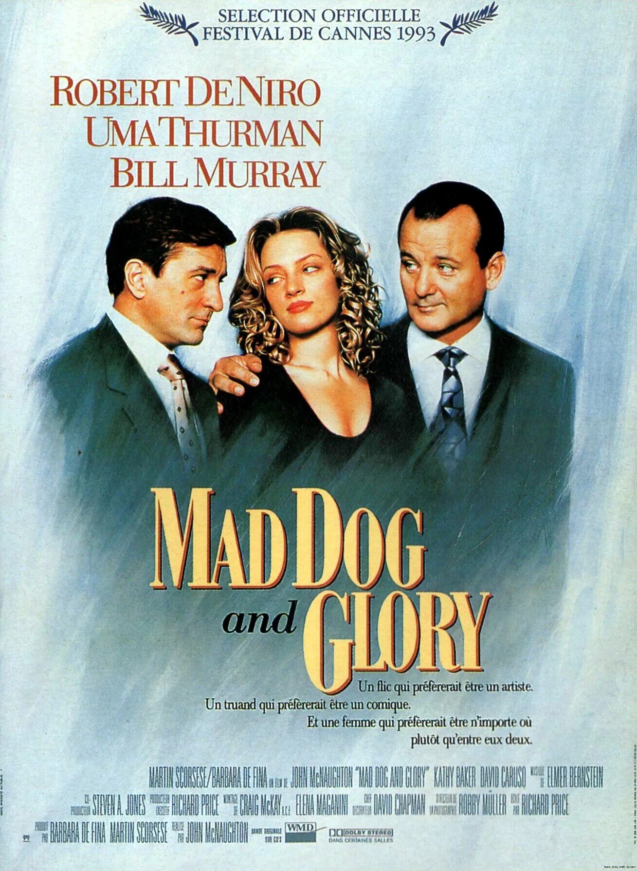 Бешеный пес и глори. Mad Dog and Glory 1993. Постер бешеный пёс и Глори.