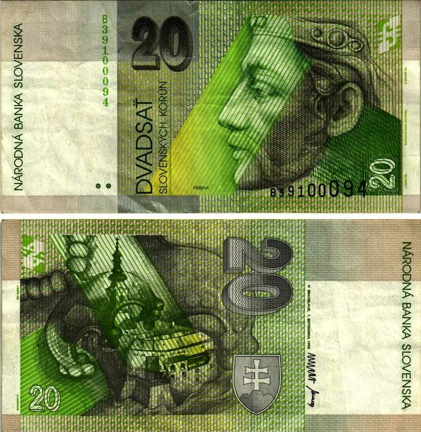 Словацкие деньги. Крона словакии. 5 крон 1993-2008 словакия. Словакия 2000 крон банкнота. Словацкая крона.