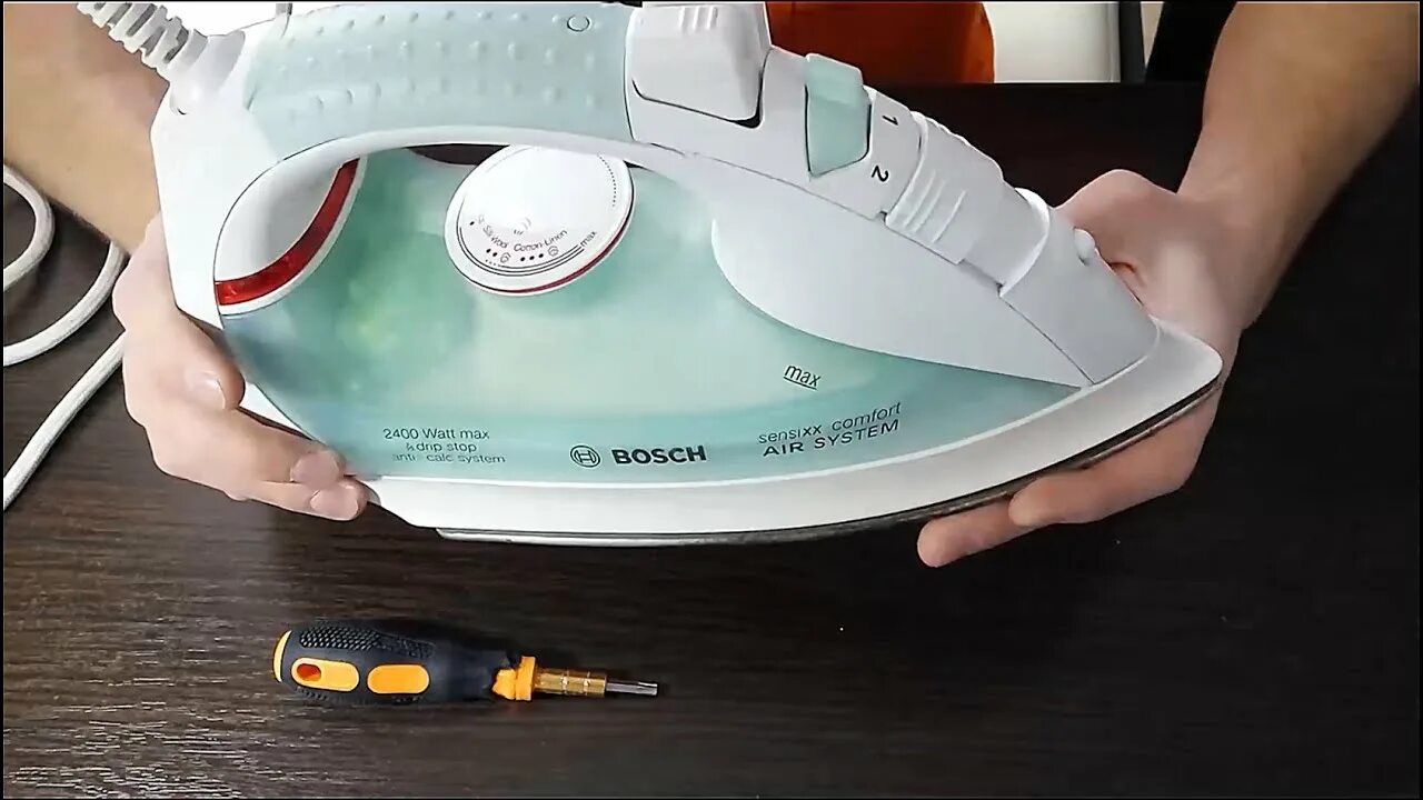 Как разобрать утюг бош sensixx x