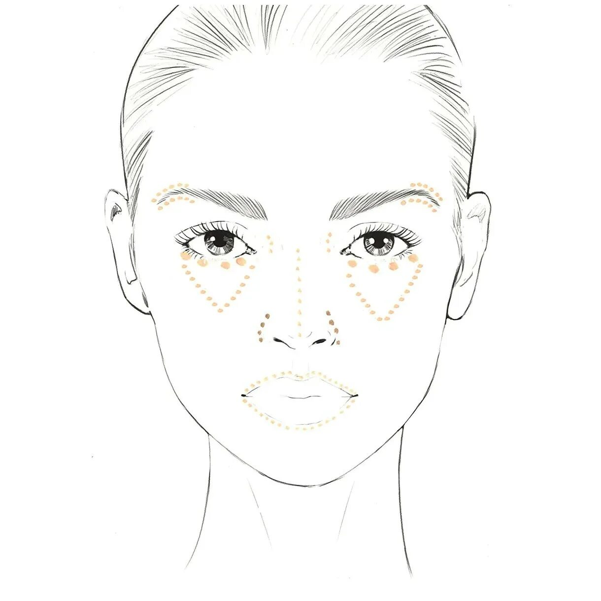 Sopracciglia, Trucco, Capelli