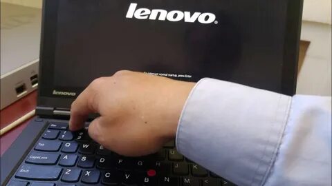Enter bios