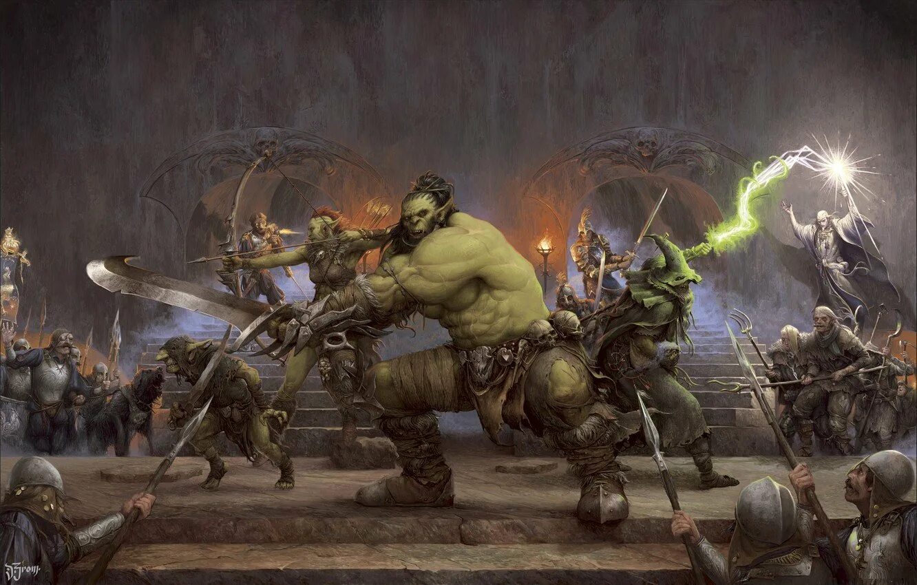 Фэнтези орки эльфы гномы. Орки рабы вархаммер фэнтези. орки age of sigmar. орки вархаммер фэнтези. орк маг днд.