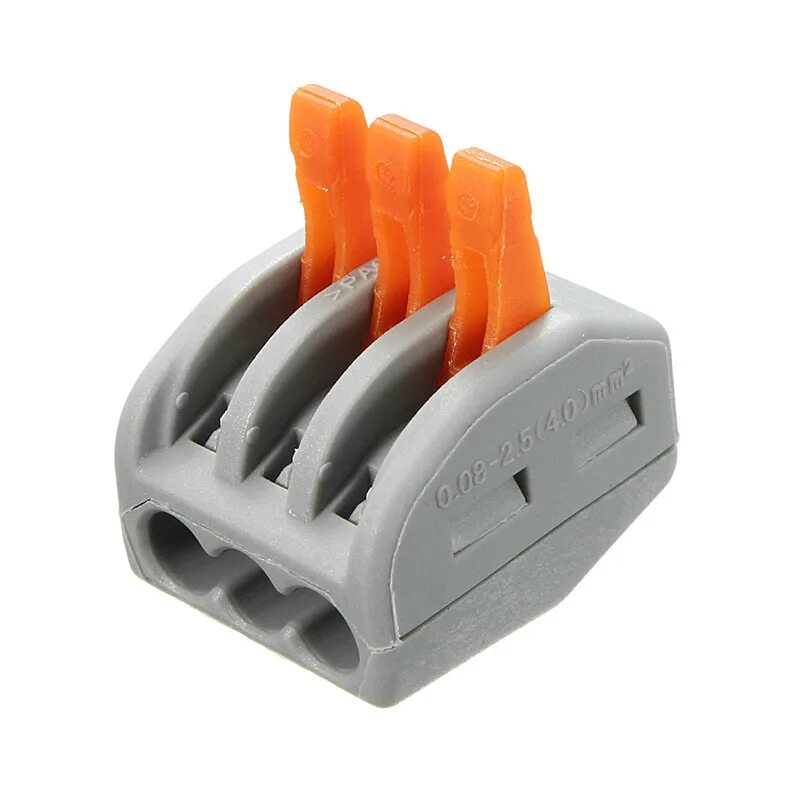 5. Клемма соединительная wago 222-413. 5-4 мм. Wago 222-413 клемма 2-проводная. Клемник ваго на 3 соед.