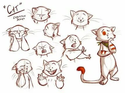 Рисовка котика