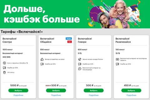 Тариф мегафон без смс