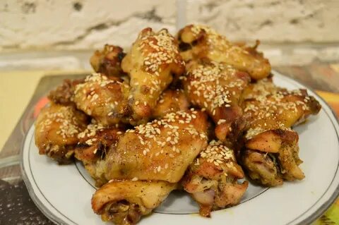 Крылья с кунжутом