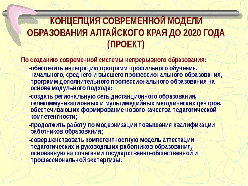 Теория обучения в современном образовании