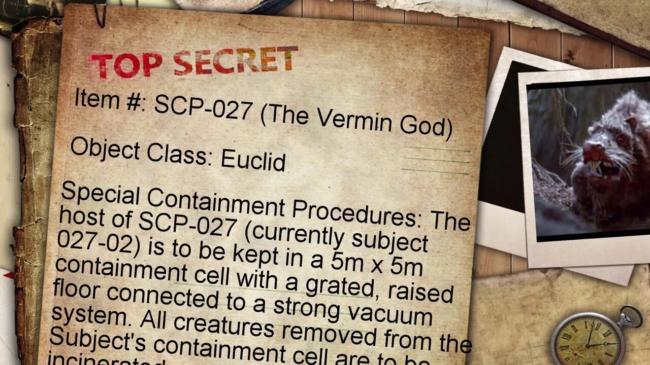 Scp 027. Scp 027