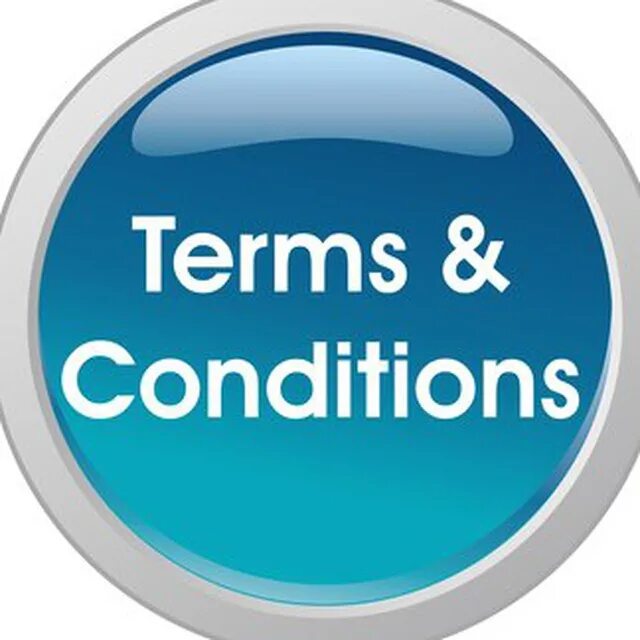 Terms and conditions logo vector. Terms apply