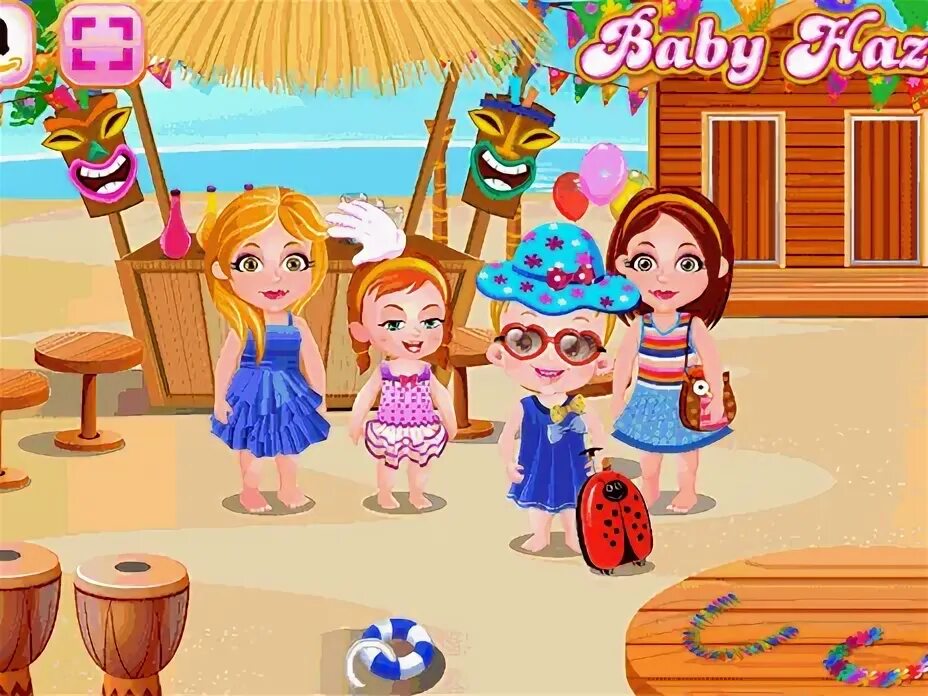 Baby hazel beach party. Хейзел игры для девочек. Baby hazel beach party. Игры беби хейзел. Baby hazel bed time.