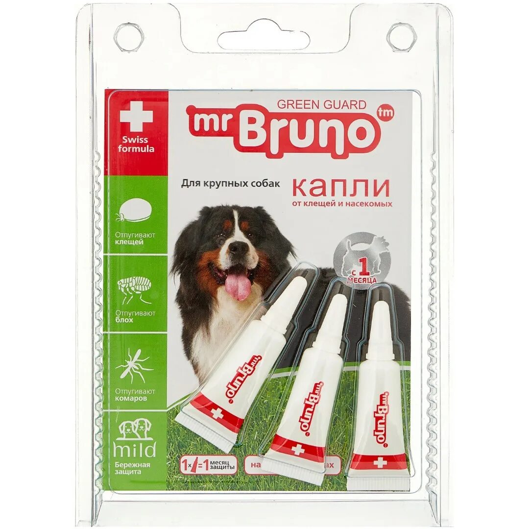 От клещей для больших собак. Mr Bruno капли репеллентные для собак 4 мл. Mr Bruno капли репеллентные для собак.