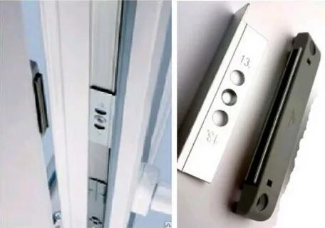 Установка балконной защелки на пластиковую