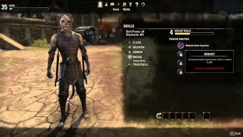 Teso навыки