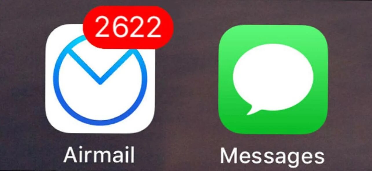 Messages count. Iphone Notification icon.