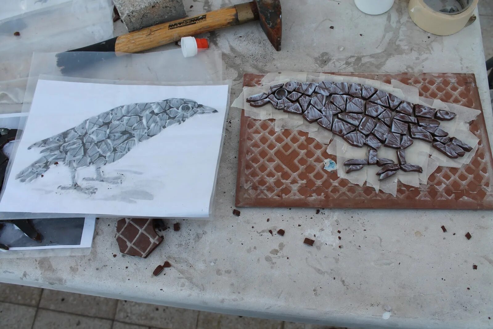 Техника мозаичного набора. Обратный набор мозаики. Техника обратного набора мозаики. Мозаика прямой и обратный набор. Прямой набор мозаики.