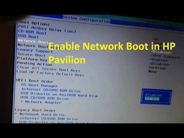 The system seems. Boot menu Laptop Pavilion g6.