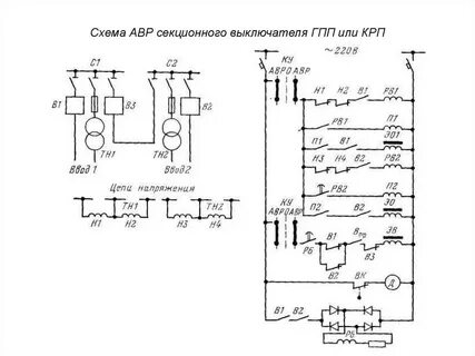 Схемы управления выключателем