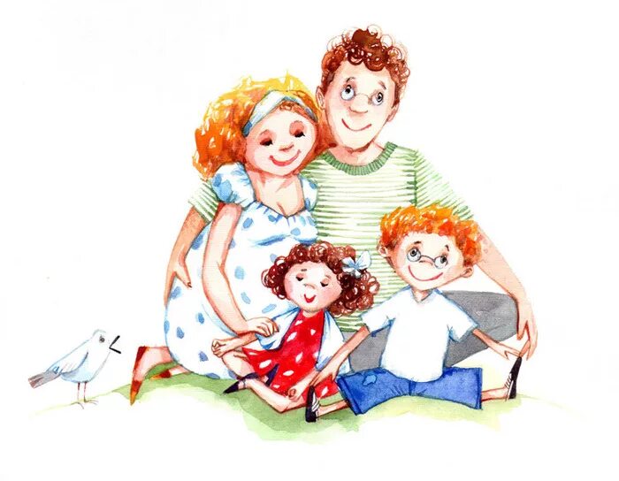 Помогать пока. Семья иллюстрация. Дружная семья иллюстрация. Родители и дети иллюстрация. Иллюстрация семья для детей.