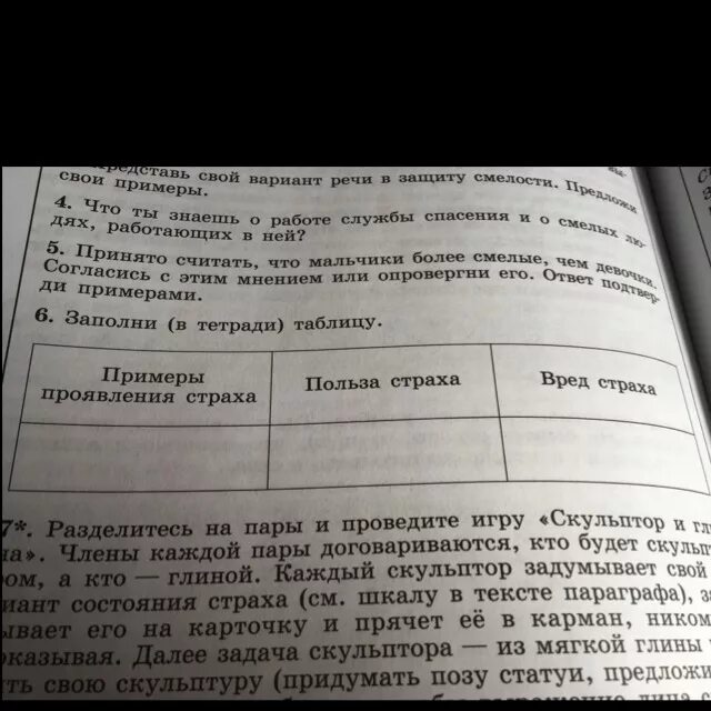 Свой вариант в защиту смелости. Таблица проявления страха. Примеры проявления страха. Примеры проявления страха таблица. Примеры страха польза и вред.