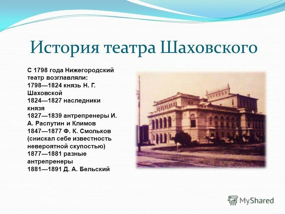 Театр Шаховского в Нижнем Новгороде. Театр князя н. г. Шаховского. Театр Шаховского в Нижнем Новгороде 18 век.