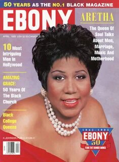 Aretha Franklin on the cover of EBONY/JET.