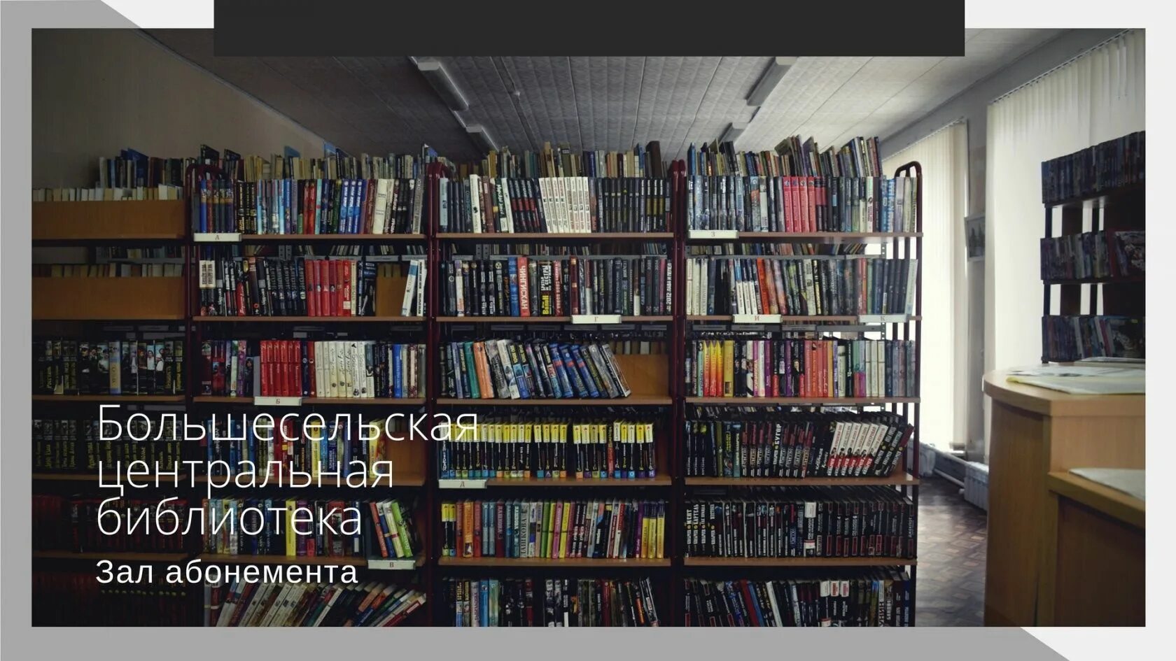 Книгоноша в библиотеке. Моя библиотека.