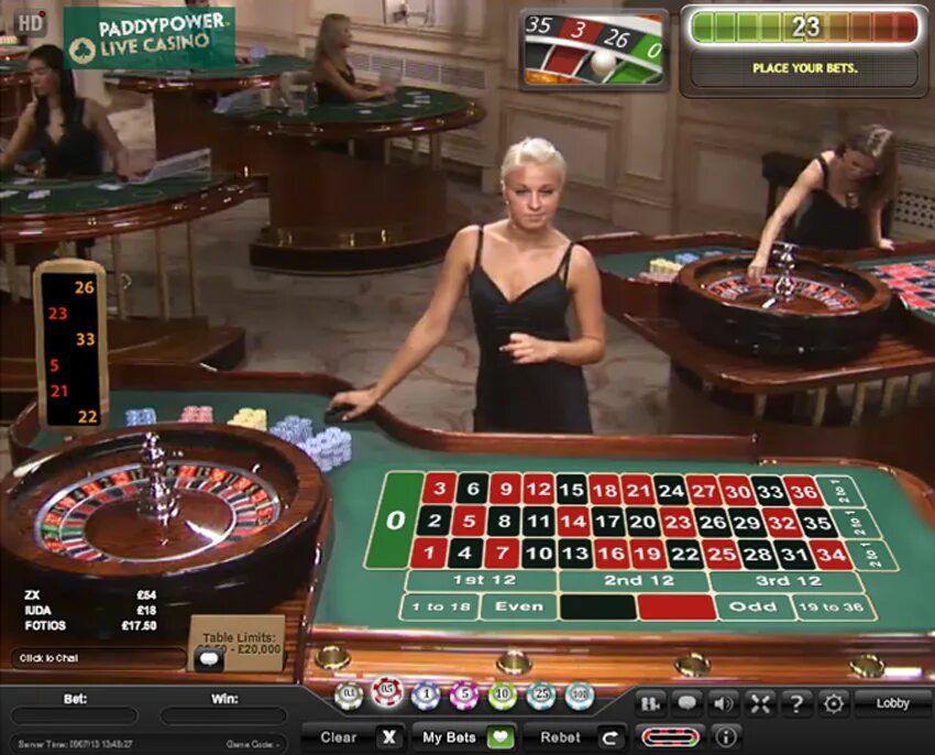 Список live casino