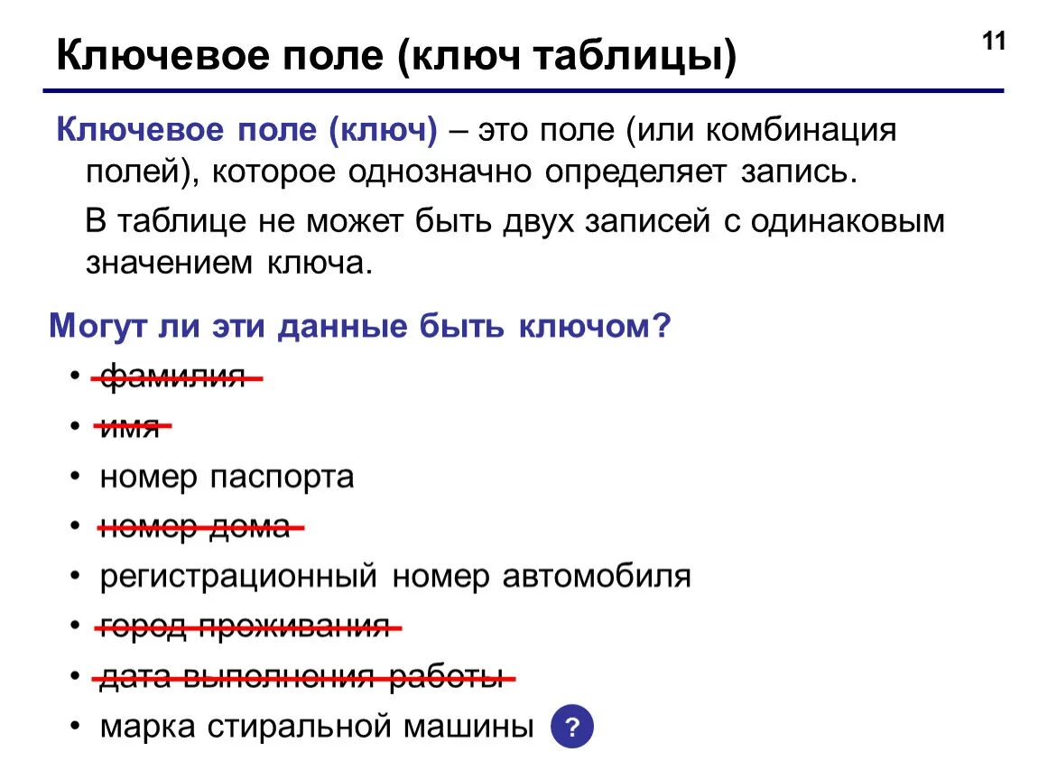 Ключевое поле тип данных. Ключевое поле (ключ):. Ключевое поле таблицы. Ключевое поле базы данных это. Ключевое поле (ключ таблицы).