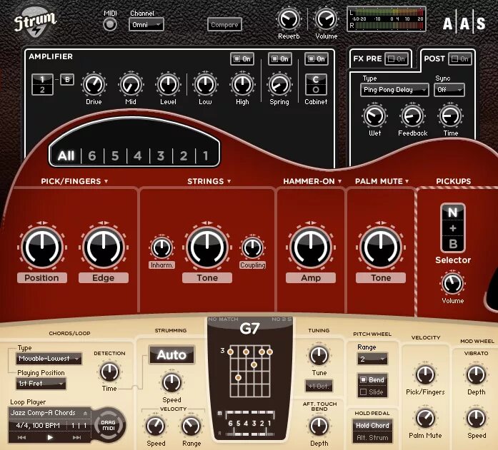 Palm mute. Strum GS 2 VST. Strum VST. Гитарные плагины. Плагин для гитары.