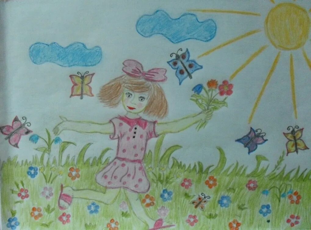 Лето красное 2 класс. Детские рисунки. Летние рисунки. Летний рисунок для детей. Детские рисунки картинки.