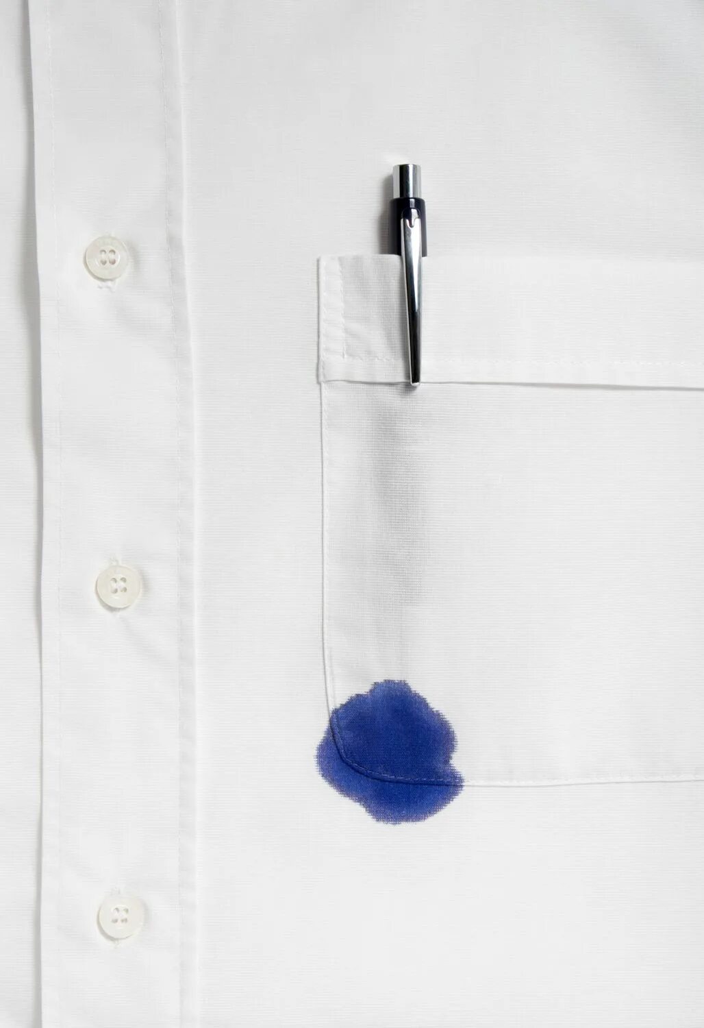 Чем отстирать ручку с белой рубашки
