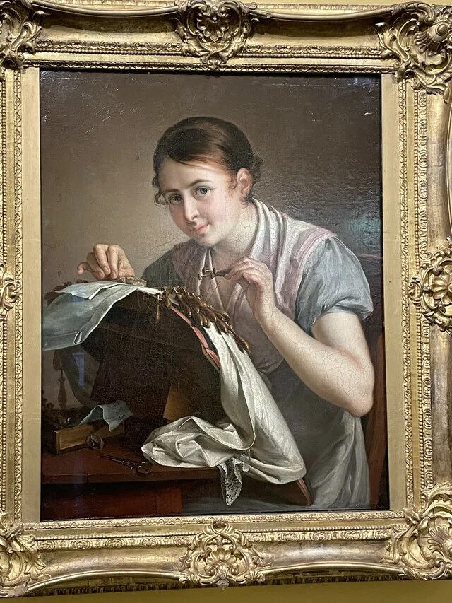 Картина кружевница. Тропинин портрет Кружевница. Кружевница музей Тропинина. Биография Тропинина Кружевница. Картина Кружевница вид портрета по техники исполнения.