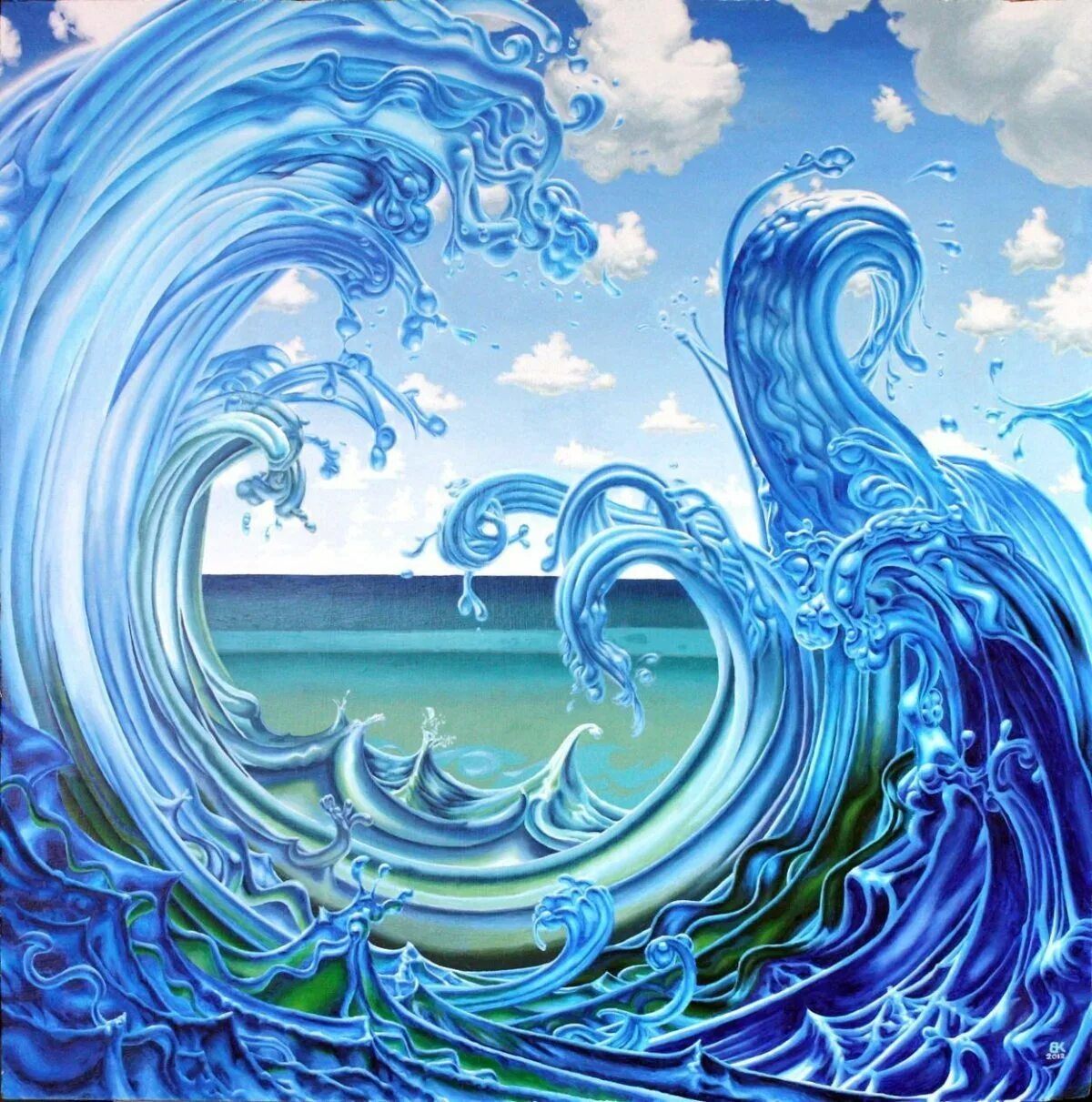 Открой морская стихия свои тайны. Волны рисунок. Стихия воды. Картина волна. Абстракция волны.
