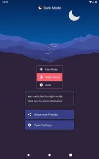 Dark mode mod