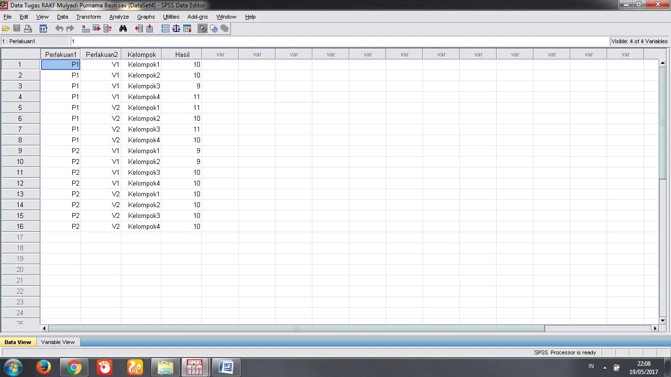 Excel/SPSS. Data Editor. SPSS data and variable view. Excel SPSS Formulas. Data edit