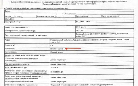 Выписка егрн на зу