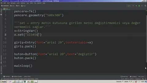 Get set python