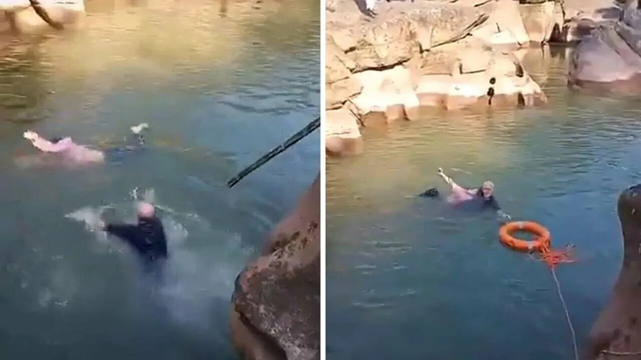 Утонула не умела. Спасение тонущей девушки. Девушку утопили в бассейне.