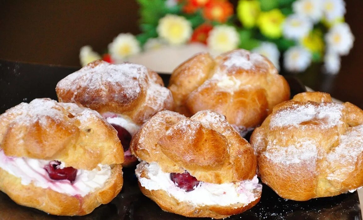 как сделать профитроли рецепт.