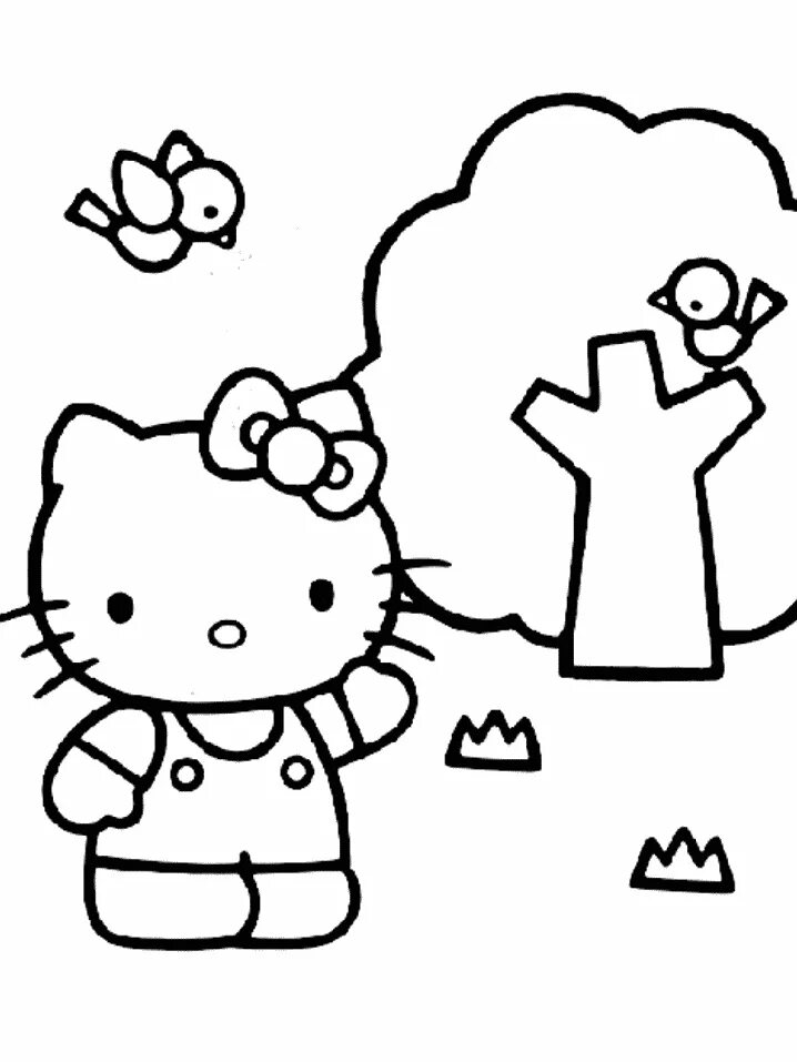 Hello coloring. Раскраска Китти. Раскраски для девочек Китти. Раскраска Хелло Китти. Раскраска для детей hello Kitty.