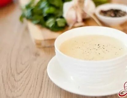 Суп пюре с молоком