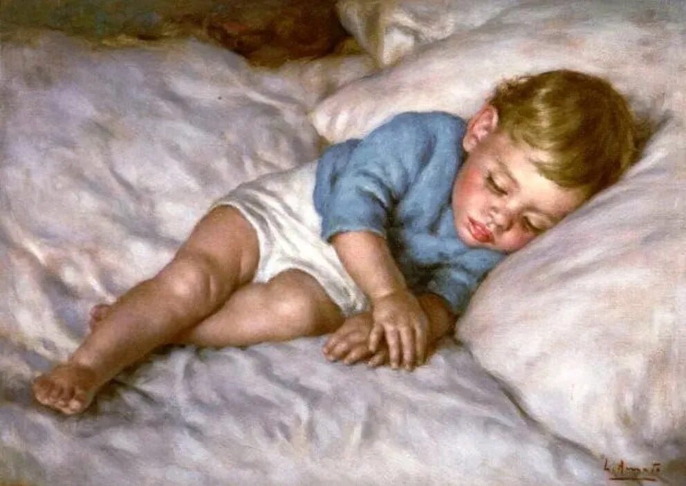 Младенец картина. Художник Луиджи Амато.. Луиджи Амато 1898 1961 картины. Luigi Amato картины. Луиджи Рубио.