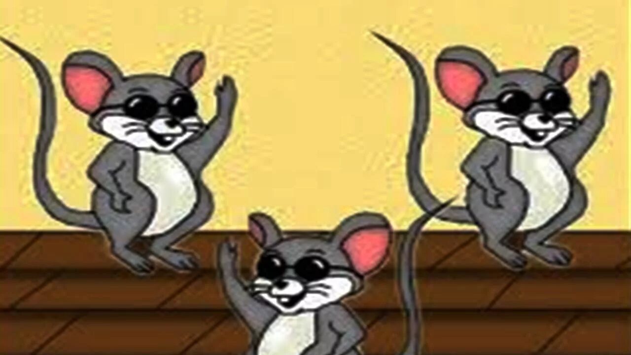 Слепые мышки. Три слепых мышонка. Слепая мышь.